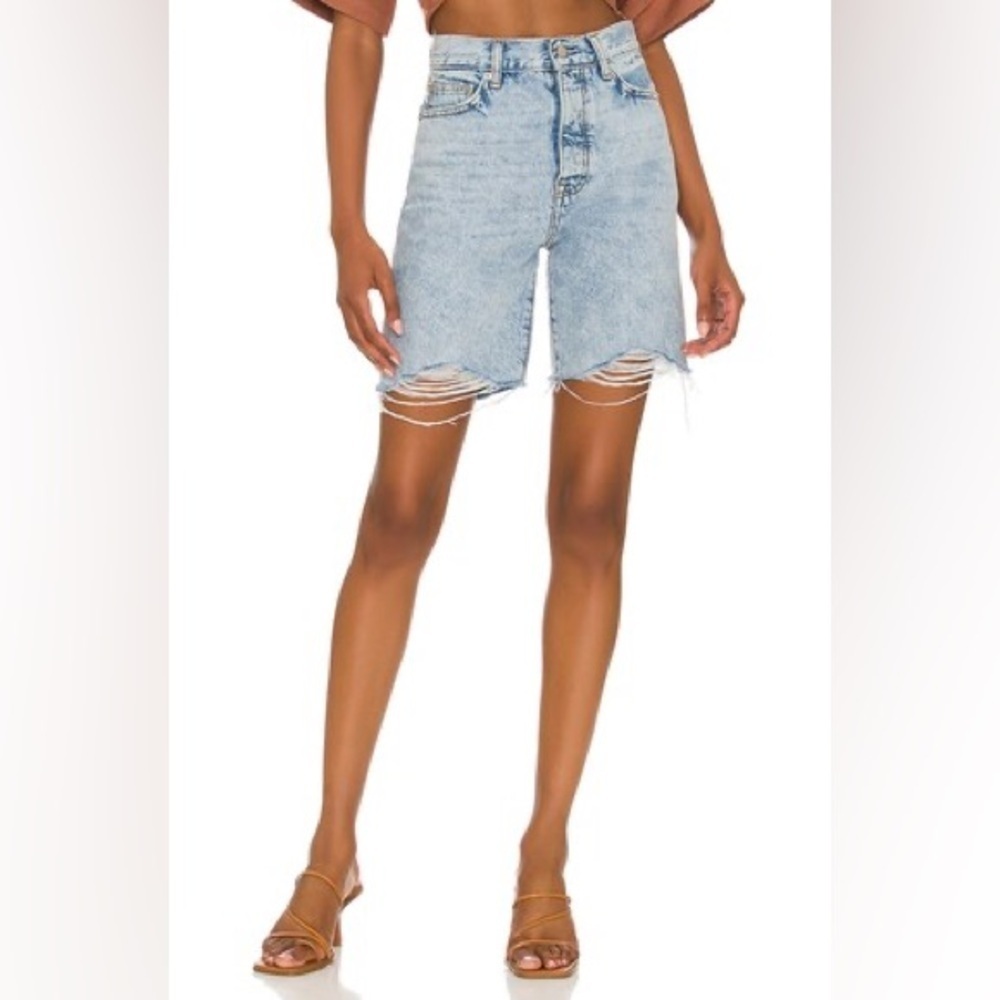 NWT Lovers And Friends‎ Devon High Rise 90s Cut Off Distressed Shorts Paloma